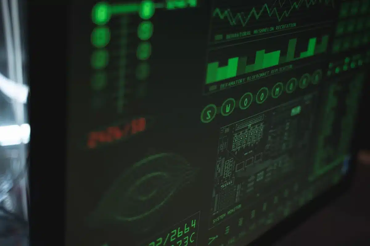 Tableau de bord de surveillance montrant des alertes et des comportements anormaux détectés en temps réel